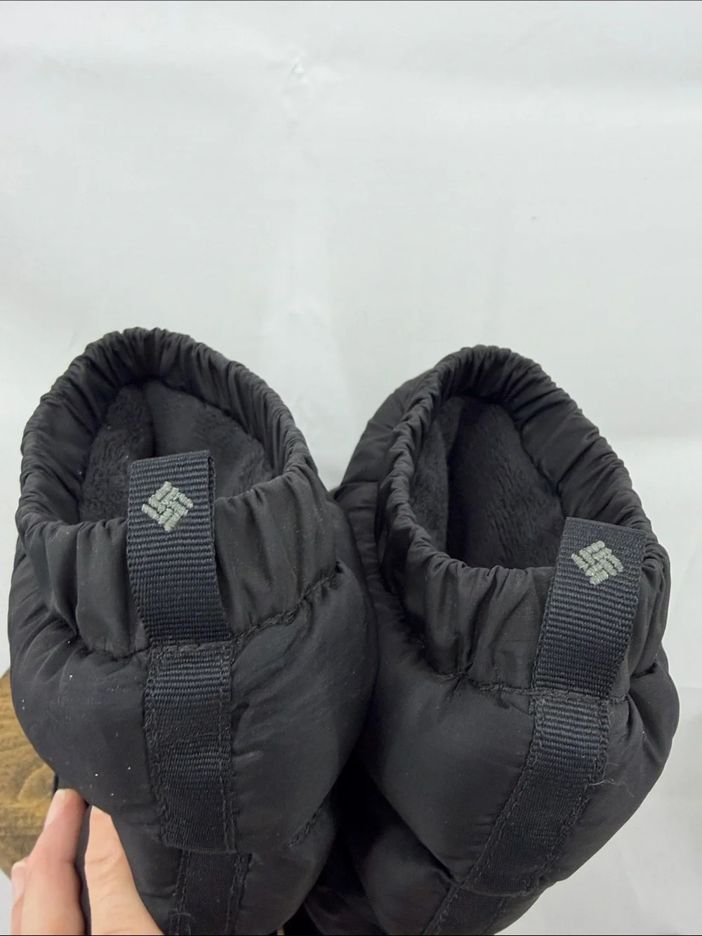 Columbia Womens Minx Slip IV Black Omni-heat Insulated Winter Puffer Boots, 11